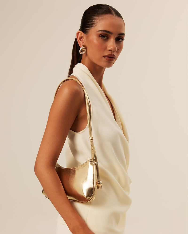ROSABELLE SHOULDER BAG - GOLD