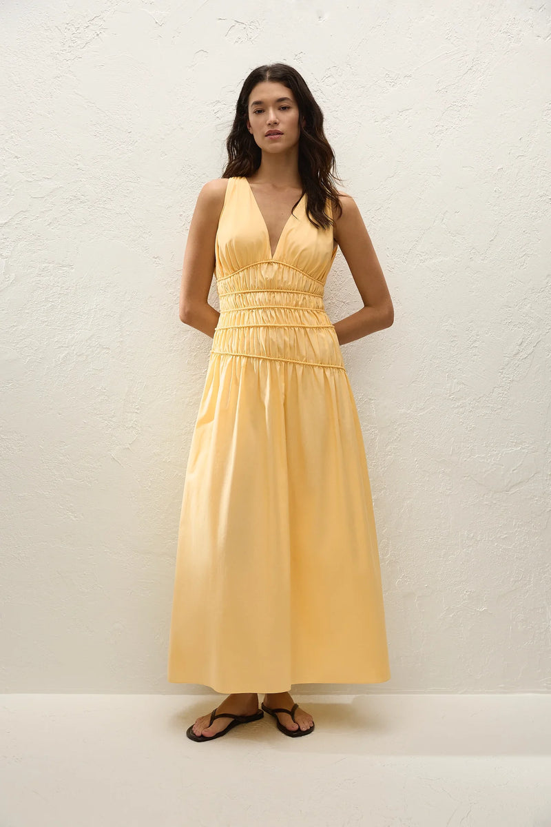 SAJA MAXI DRESS - BANANA