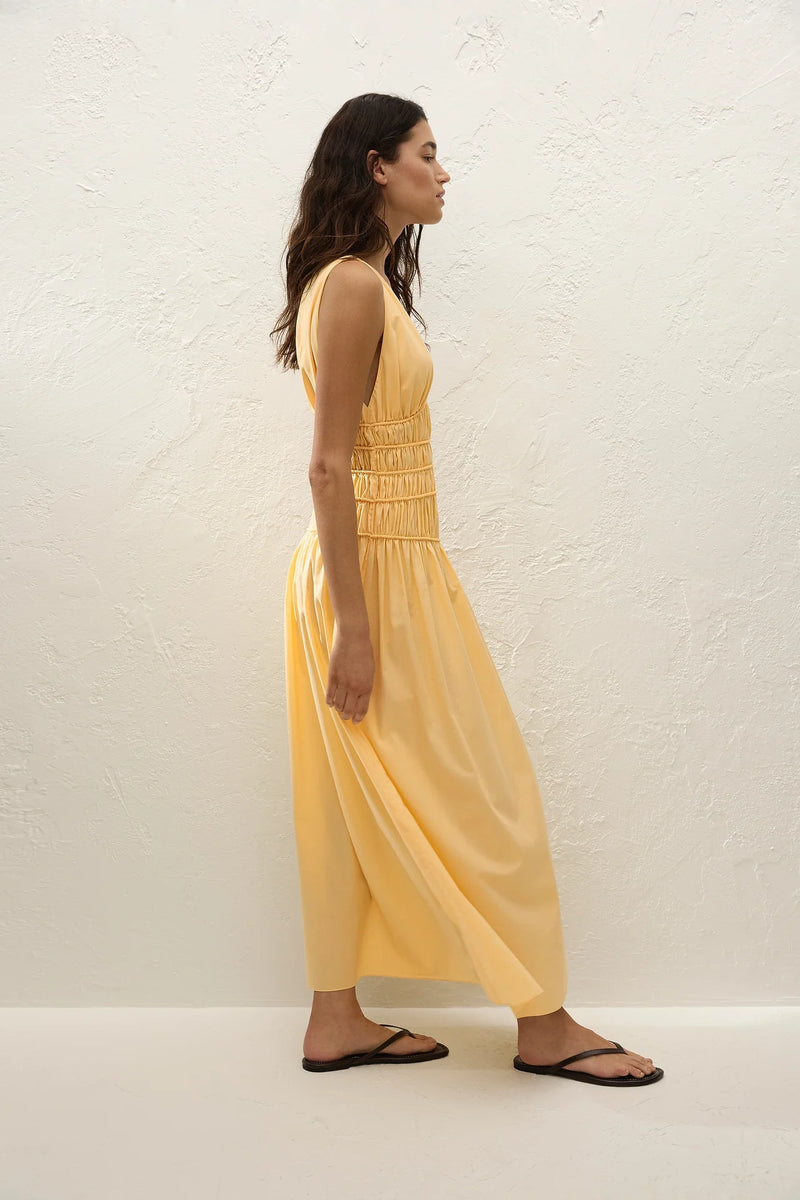 SAJA MAXI DRESS - BANANA