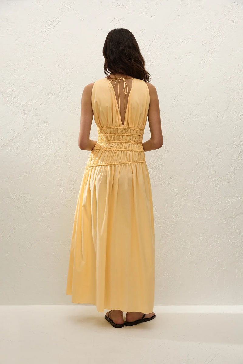 SAJA MAXI DRESS - BANANA