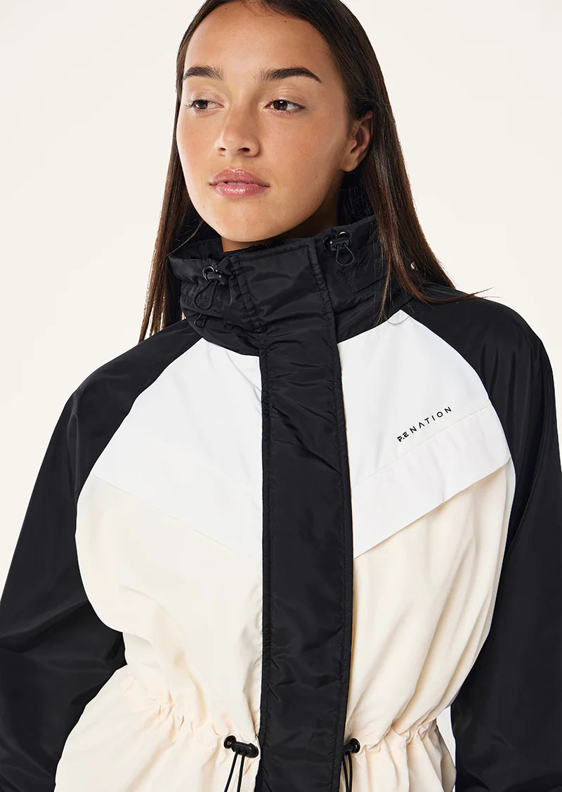 SHELTER JAKET - BLACK/WHITE