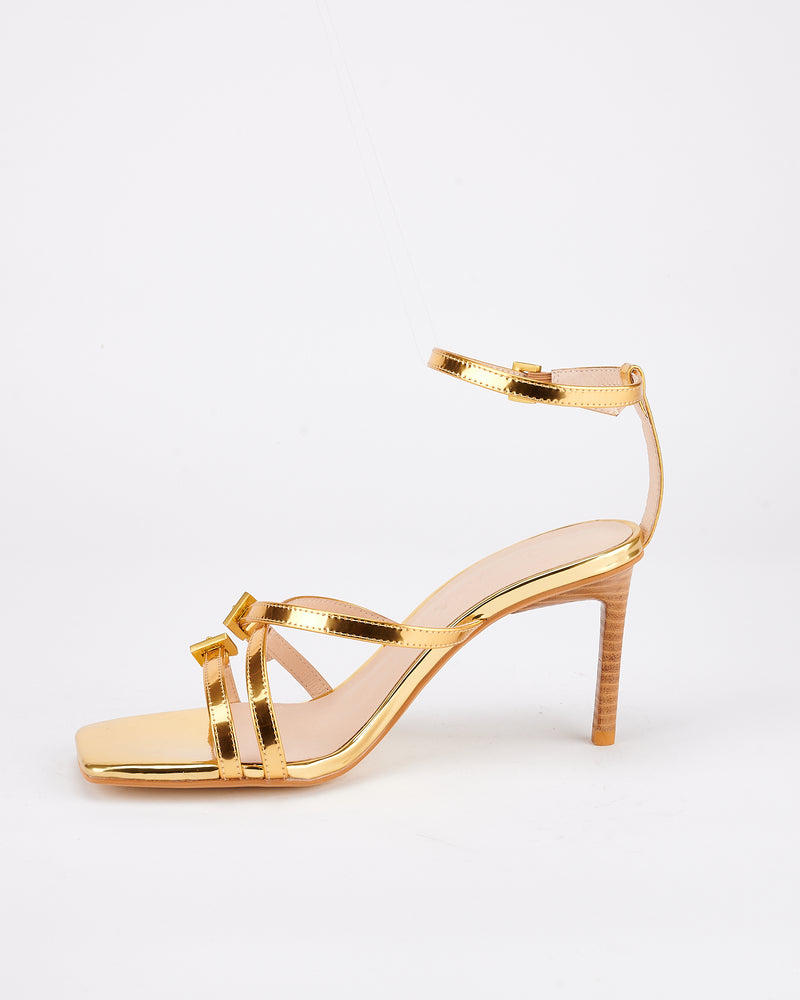 BOUCLE HEEL GOLD