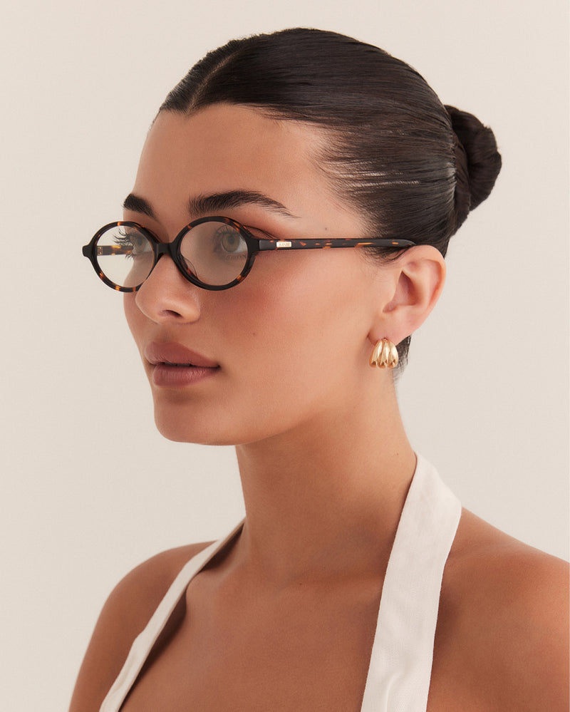 THE YASMIN HAVANA TORT-BLUE LIGHT