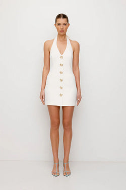 IRIDA VEST DRESS - IVORY