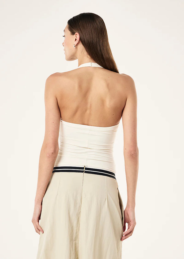 UNWIND HALTER TANK IN WHISPER WHITE