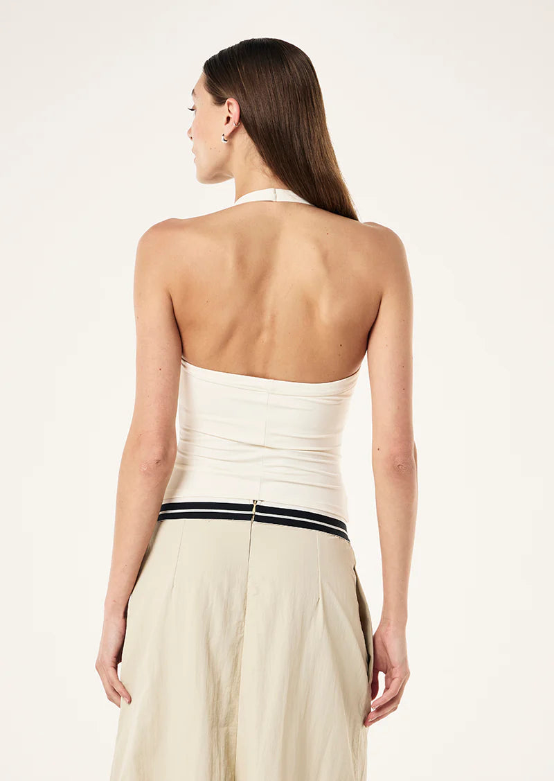 UNWIND HALTER TANK IN WHISPER WHITE