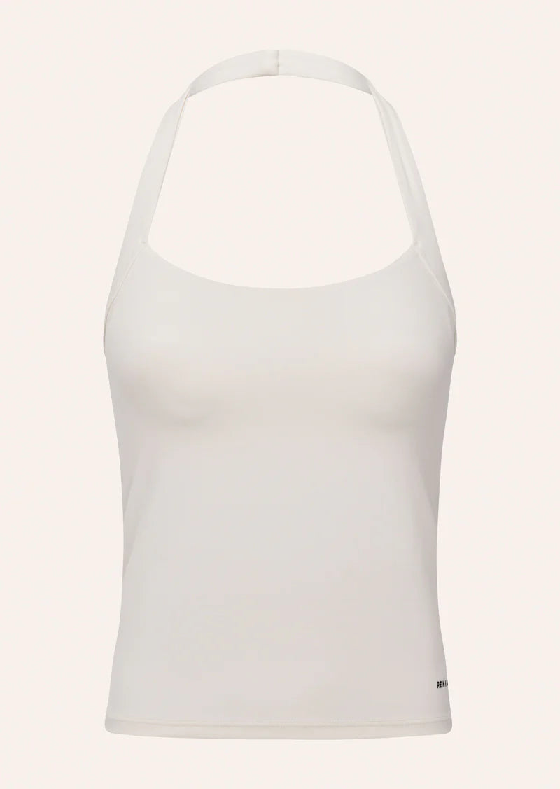 UNWIND HALTER TANK IN WHISPER WHITE