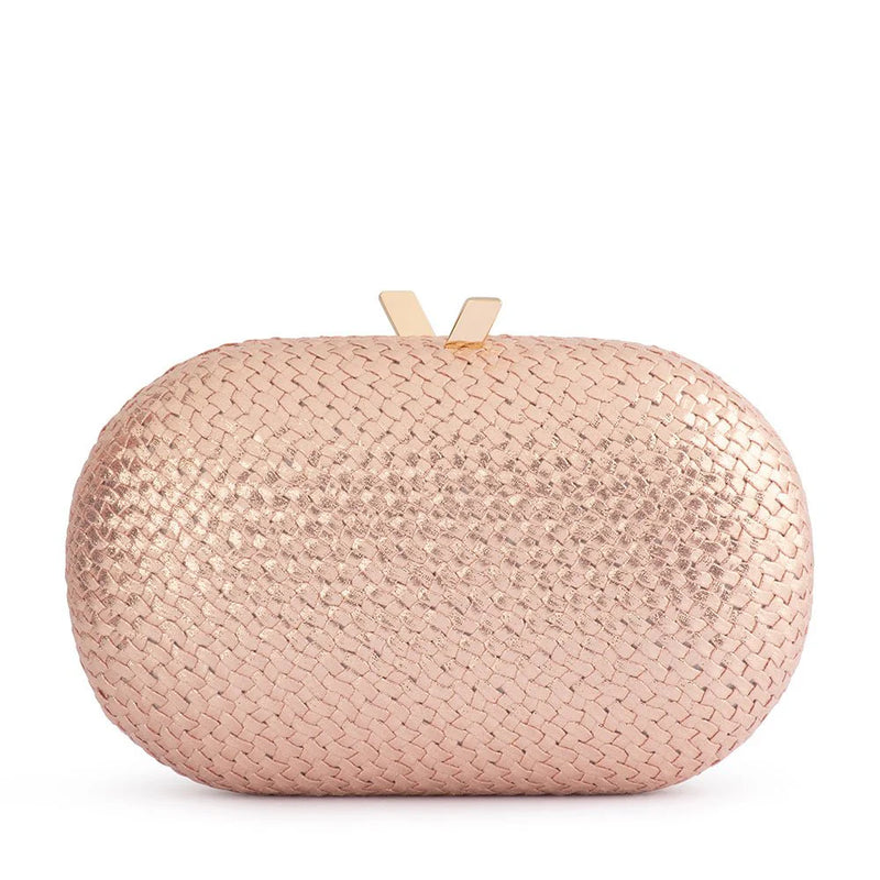 LUCIA Woven Clutch