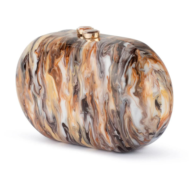 MAEVE Marble Clutch