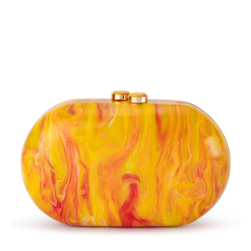 MAEVE Marble Clutch