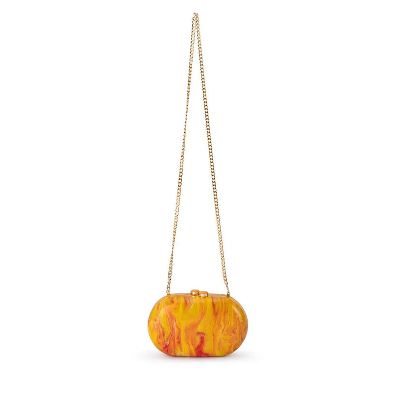 MAEVE Marble Clutch