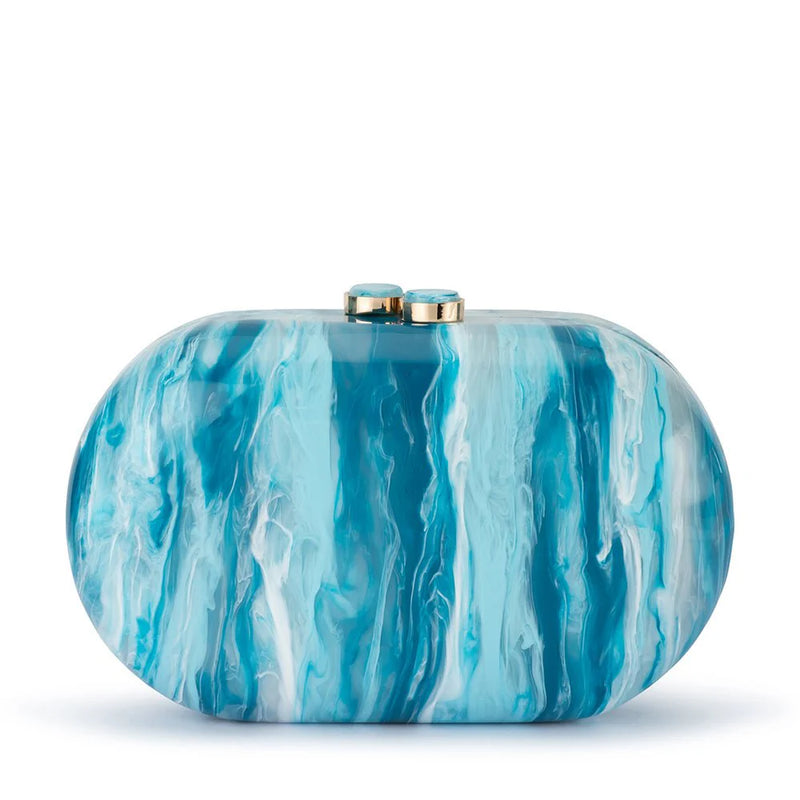 MAEVE Marble Clutch