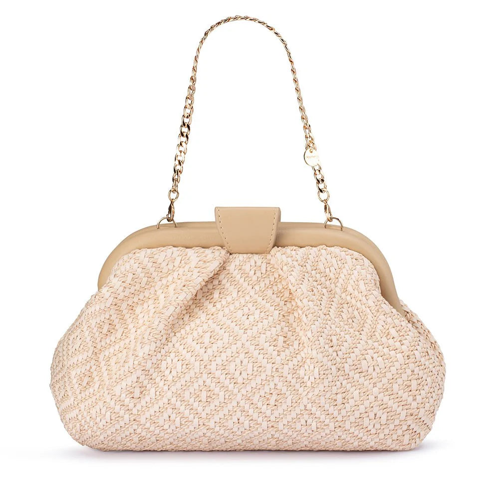 Woven clutch bag sale
