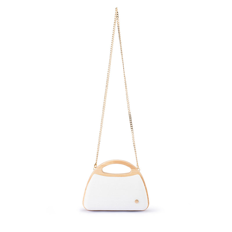 SARAH WOODEN FRAME BAG