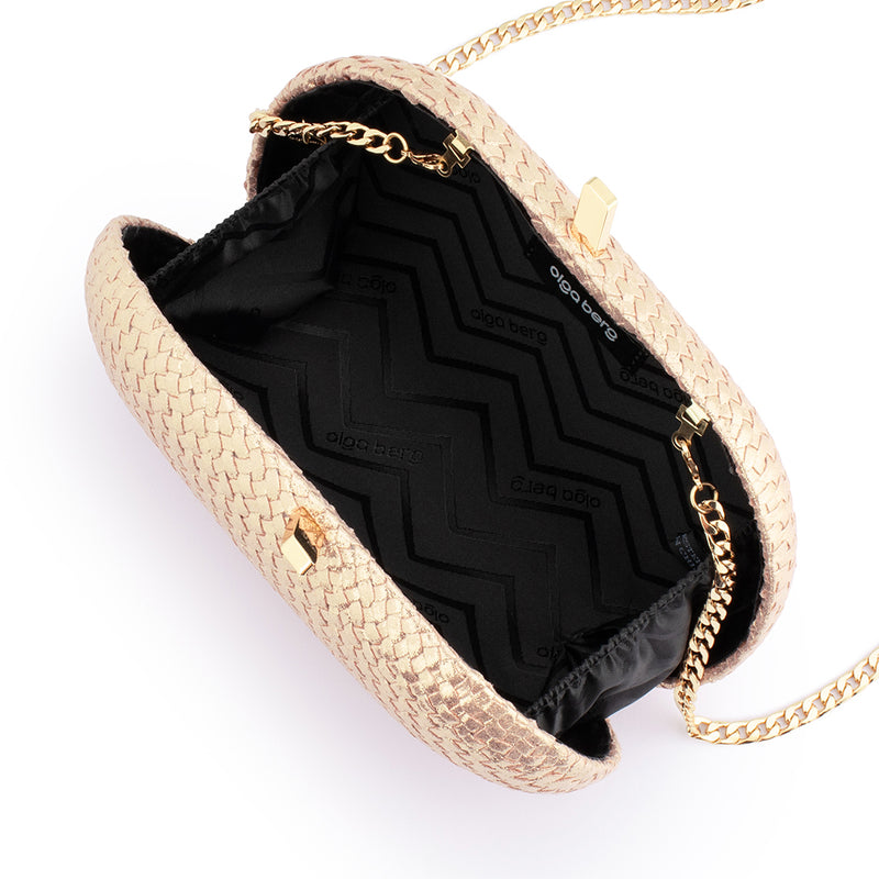 LUCIA Woven Clutch