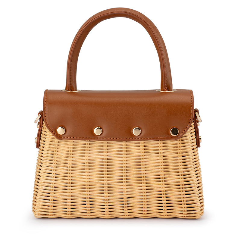 ELLE WICKER TOP HANDLE