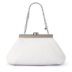 HANNA WOVEN STRAW CLUTCH