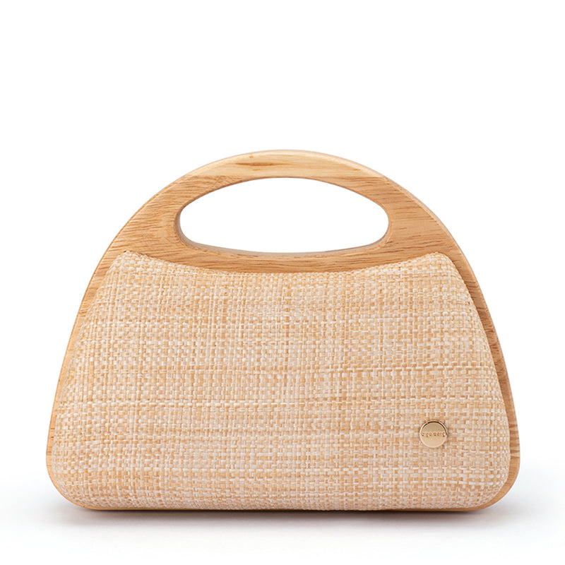 SARAH WOODEN FRAME BAG